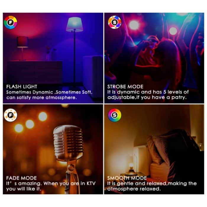 GU10 8W AC85-265V Dimmbarer LED-Strahler mit Fernbedienung, Weihnachtsdekoration, Heimbeleuchtung – Bild 8