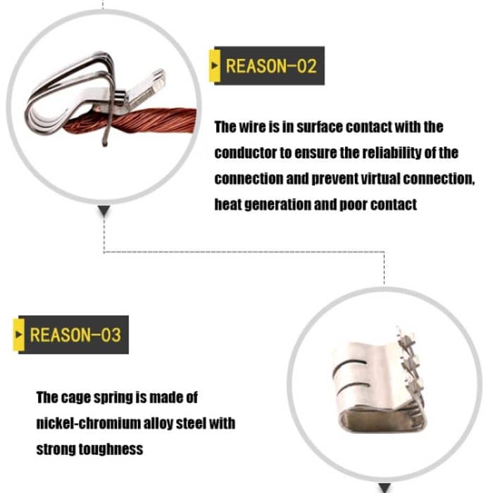 422A 10 PCS Universal-PCT-Anschluss-Schnellkabelverbindung – Bild 4