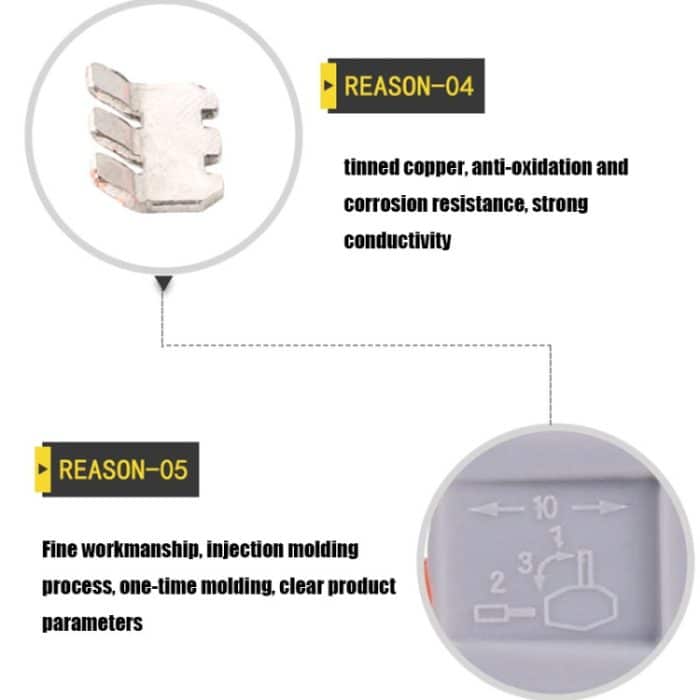 422A 10 PCS Universal-PCT-Anschluss-Schnellkabelverbindung – Bild 5