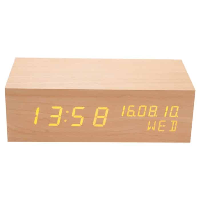 Bluetooth-Lautsprecher mit Holzuhr – Bild 2