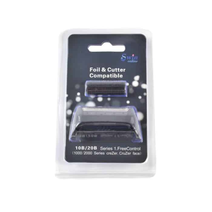 2 Stück Rasierklingen-Mesh-Schneidkopf für Brau, 10B/20B (Black), 10B/20B (Blue) – Bild 1