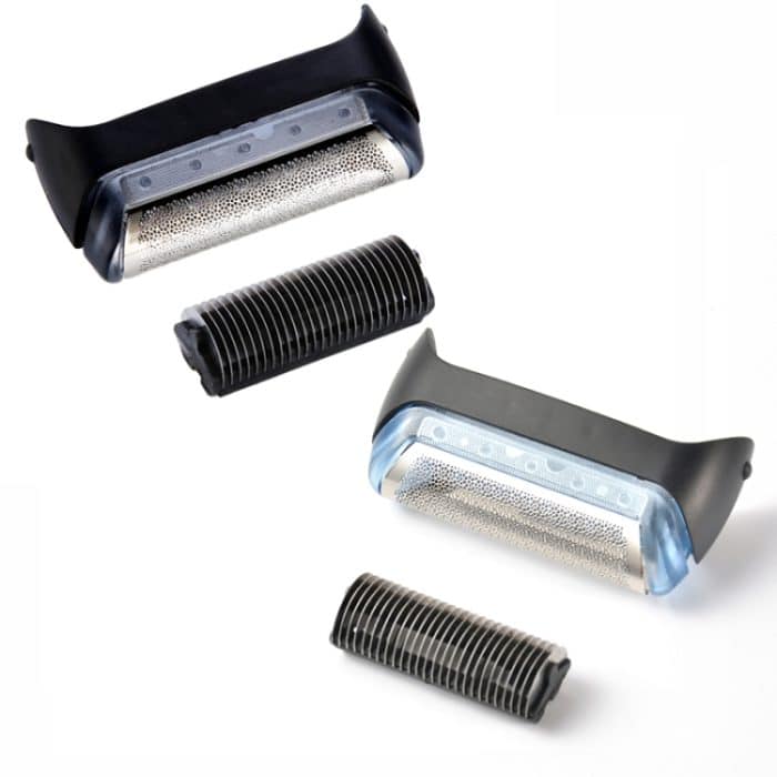 2 Stück Rasierklingen-Mesh-Schneidkopf für Brau, 10B/20B (Black), 10B/20B (Blue) – Bild 2