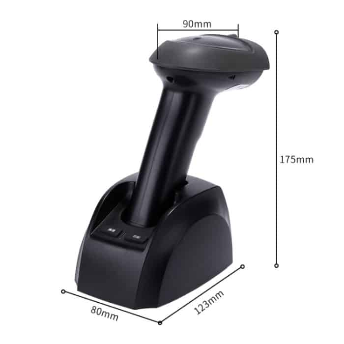 Deli 14951W Barcode-Scanner Eindimensionaler Code-Scanner – Bild 2