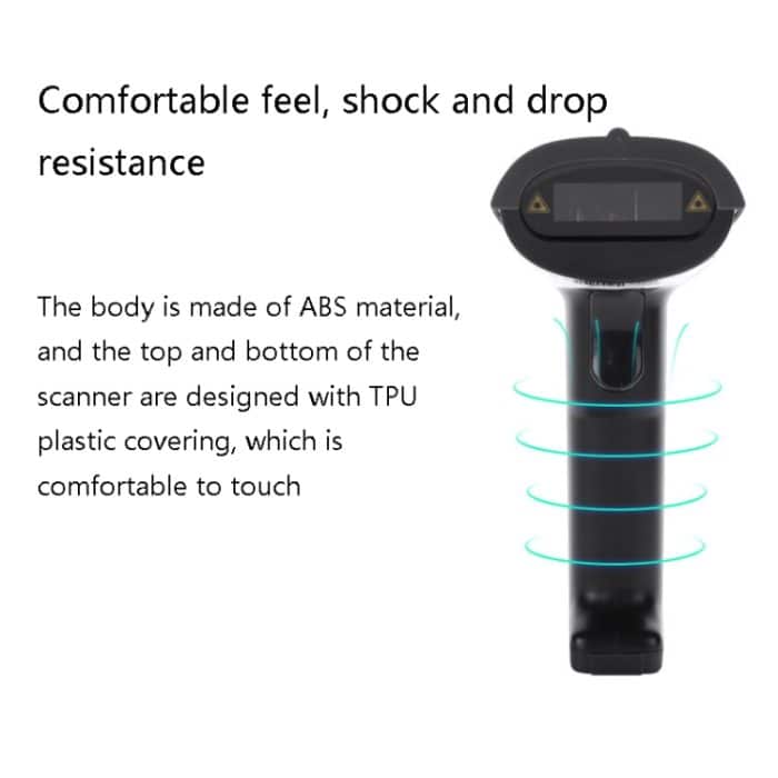 Deli 14951W Barcode-Scanner Eindimensionaler Code-Scanner – Bild 3