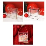 10 Stück Schneeflocken-Gebäck-Verpackungsbox, transparente Geschenkbox – Bild 4