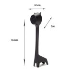 5 PCS Cartoon Giraffe Form Kaffee Löffel Kaffeebohnen Pulver Quantitative Löffel Dosierung Kunststoff Löffel, Coffee Spoon – Bild 3