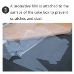 50 Stück tragbare lange Kuchenrolle, transparente Box, Gebäck, Backverpackung, Box, Small Roll (13x8x10cm), Half Roll (16x9x9cm) – Bild 5