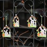 5 Packungen Oster-Holzanhänger, festliche Atmosphäre, Dekorationsartikel, Bunny Egg Shell, Rabbit Lifting Eggshell, Small Egg Shell, Yellow Rabbit Eggshell, Pink Egg, Yellow Rabbit Tooth Egg, Light Yellow Upside-down Rabbit Eggs, Blue Egg... – Bild 5