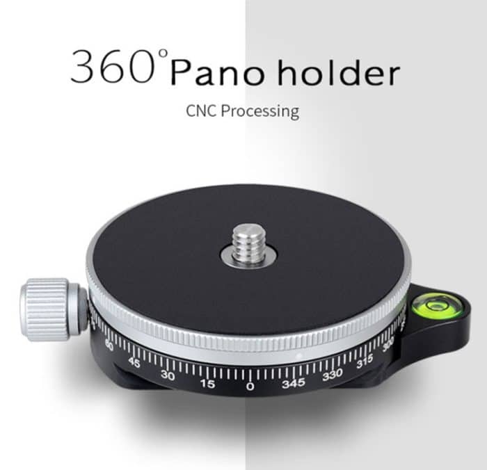 Xiletu TPC60 360 Grad drehbarer Panoramakopf-Stativhalter SLR-Kamera-Grundplatte – Bild 4