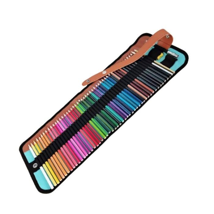50-farbiger sechseckiger öliger Bleistift Art Drawing Coloured Pencil Set – Bild 1