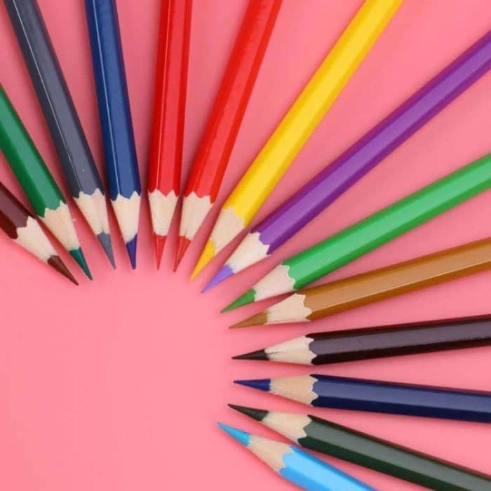 72 Farbe Sechseck ölig Buntstift Handtasche Set – Bild 6