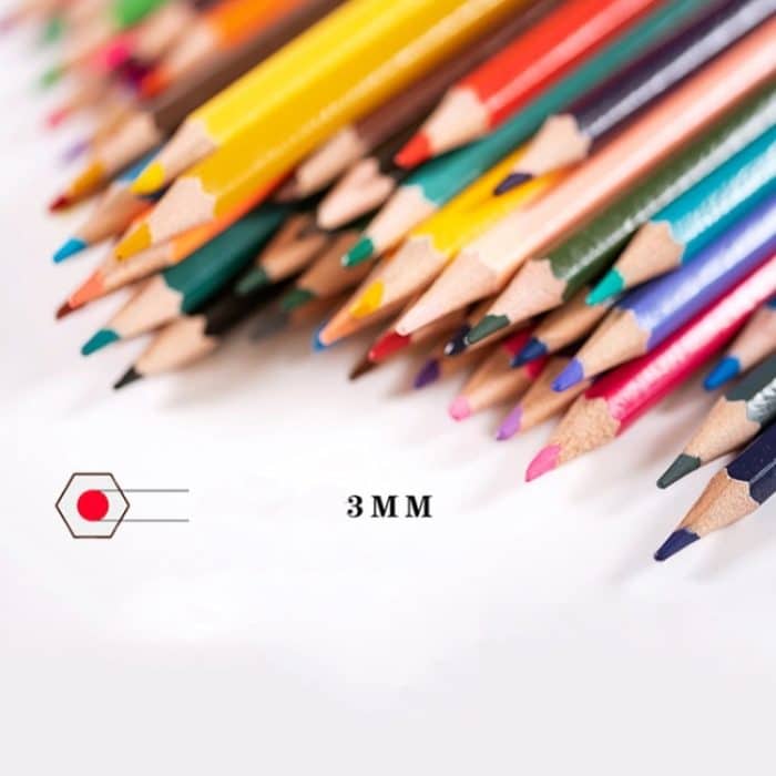 72-Farben Student Drawing Coloured Pencil Vollständige englische Version Set – Bild 5