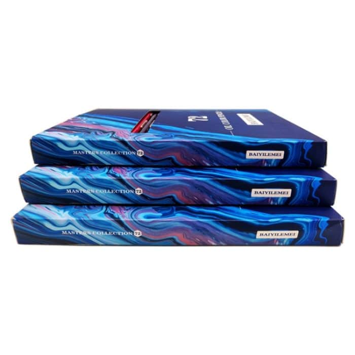 72-Farben Student Drawing Coloured Pencil Vollständige englische Version Set – Bild 8