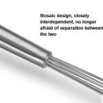 2 PCS Manuelle Schneebesen Edelstahl Glas Perle Ei Schneebesen Küche Haushalt Hand Backen Werkzeuge, Type A 12 Inch, Type A 10 Inch, Type B 12 Inch, Type B 10 Inch, Type C 12 inch, Type C  10 Inch – Bild 4