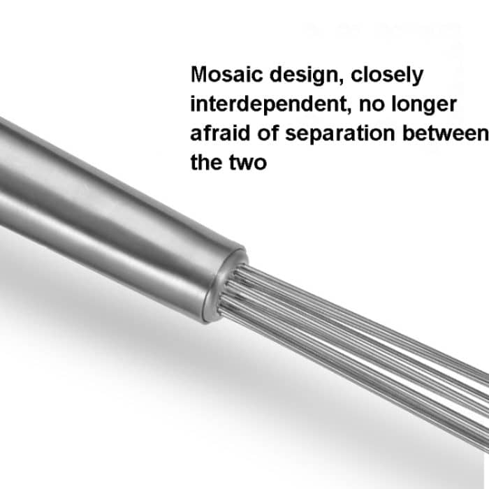 2 PCS Manuelle Schneebesen Edelstahl Glas Perle Ei Schneebesen Küche Haushalt Hand Backen Werkzeuge, Type A 12 Inch, Type A 10 Inch, Type B 12 Inch, Type B 10 Inch, Type C 12 inch, Type C  10 Inch – Bild 4