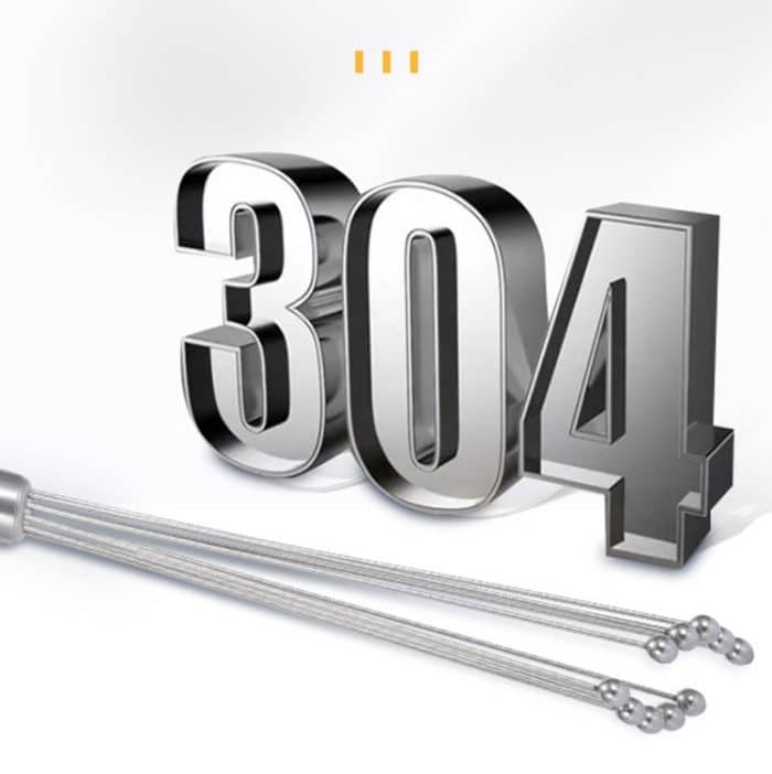 2 PCS Manuelle Schneebesen Edelstahl Glas Perle Ei Schneebesen Küche Haushalt Hand Backen Werkzeuge, Type A 12 Inch, Type A 10 Inch, Type B 12 Inch, Type B 10 Inch, Type C 12 inch, Type C  10 Inch – Bild 5