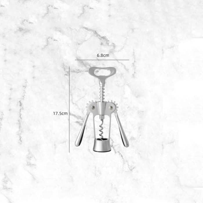 Küchen-Multifunktionshandbuch Flaschenöffner aus Wein-Zink-Legierung – Bild 3
