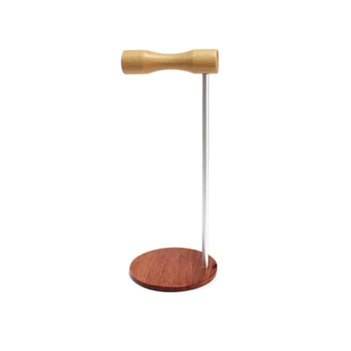 TBD0563482901.jpg Kreativer Kopfhörerständer aus Holz mit Metallstange am Kopf, Single-sided White Metal Rod, Single-sided Black Metal Rod, Double-sided White Metal Rod, Double-sided Black Metal Rod – Bild 1