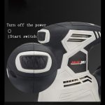 AOTUO Elektrische Schleifpapiermaschine Wandschleifpoliermaschine Elektrowerkzeuge, EU-Stecker, JST61101 Square, JST618701 Rectangle, JST612501 Round – Bild 4