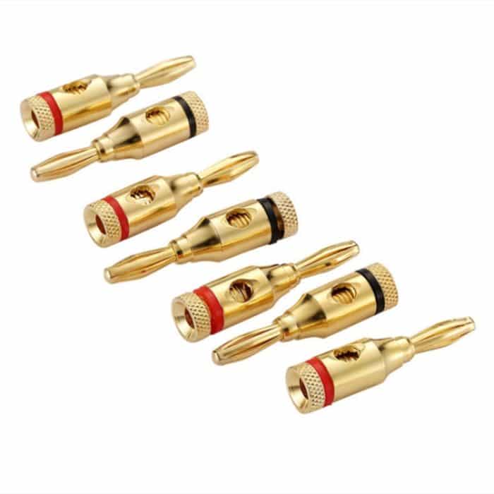 20 PCS 4mm vergoldeter Bananenkopf Audio Stecker Buchse Lautsprecherkabelanschluss – Bild 4