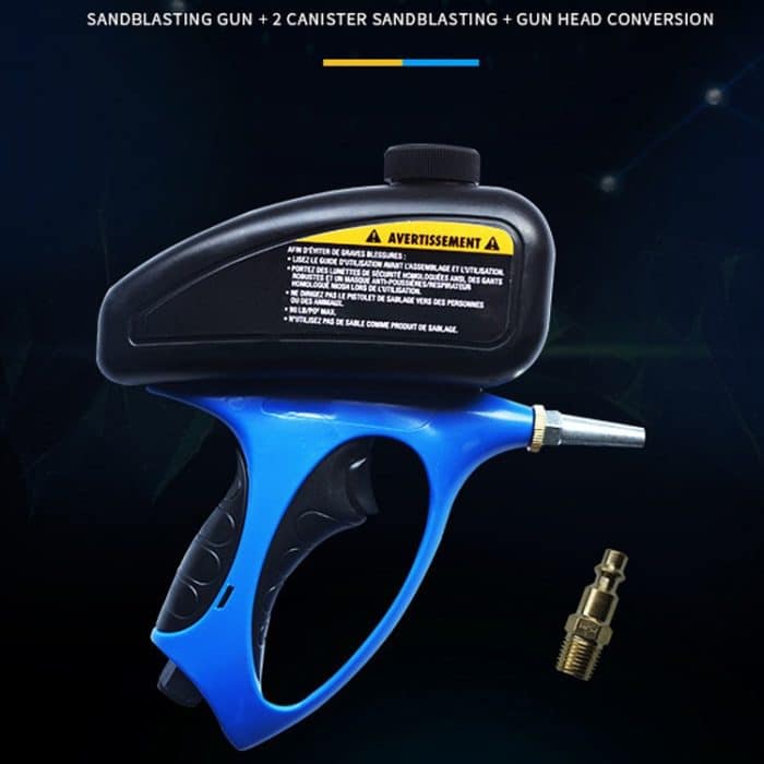 Pneumatischer Sandblasterglas-Grabstein-Tintenstrahl mit kleiner Düse – Bild 5