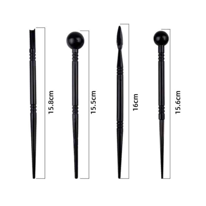 23 In 1 Holzton Kunststoff Keramik Ton Werkzeugset Multifunktionales Carving Combo Set – Bild 3