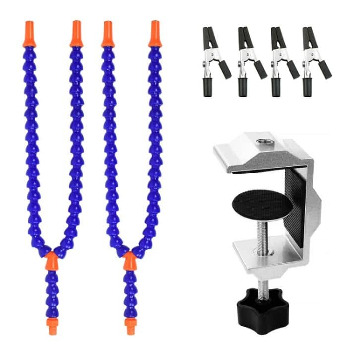 Universal-Arm-Thermostat-Schweißstation, Werkbank aus Aluminiumlegierung mit vier Backen, N-Y4BE-SY9 – Bild 4
