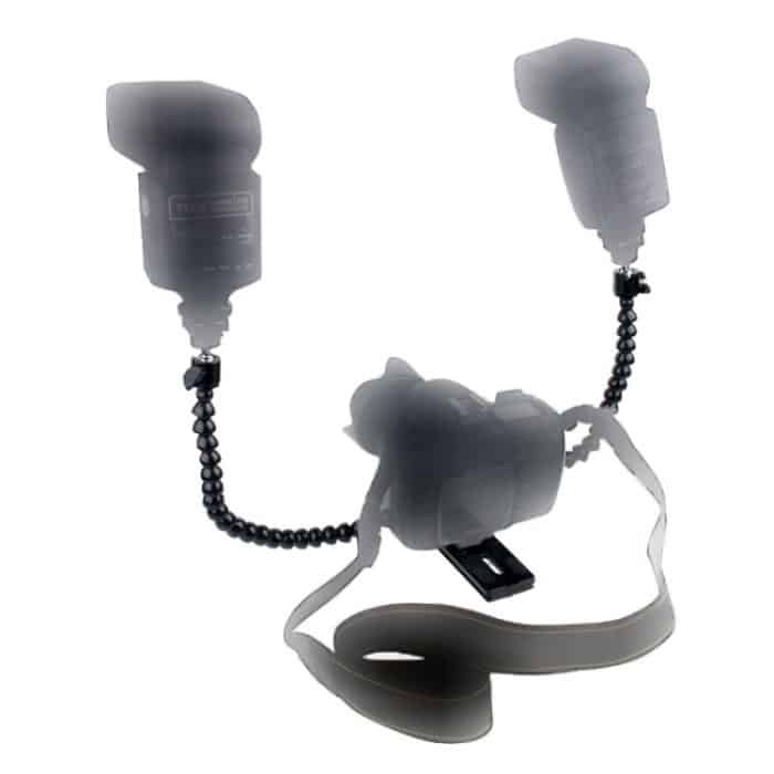 Flexibler Dualarm-Heißschuh-Blitzhalterungshalterungshalter-Halterung – Bild 6