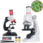 Frühe Bildung Biologische Wissenschaft 1200X Mikroskop Wissenschaft Und Bildung Spielzeug Set Für Kinder, S, L – Bild 7