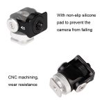 180 Grad Schaukel Mini Stativ Kugelkopfhalterung Kaltschuhhalterung 1/4 Zoll Schraubenadapter – Bild 7