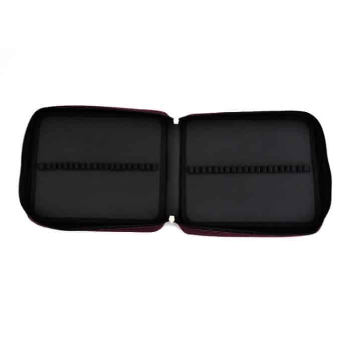 Federmäppchen mit 120 Farben, großes Fassungsvermögen, tragbare Schreibwarentasche für Studenten, Purple, Gray Black, Blue, Rose Red – Bild 4