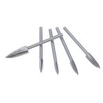 5 PCS / Set Woodworking White Steel Pointed Three-Blade Engraving Milling Cutter Electric Engraving Knife – Bild 4