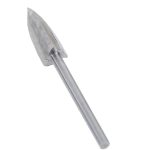 5 PCS / Set Woodworking White Steel Pointed Three-Blade Engraving Milling Cutter Electric Engraving Knife – Bild 5