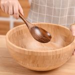 Antihaftbeschichteter Topf, Holzschaufel, Teakholz, Kochtopf, Schaufel, Geschirr, Sweet Spoon, Saving Spoon, Bent Spoon, Mixing Spoon, Filter Spoon, Curved Shovel, Thickened Oblique Shovel, Curved Spatula, Small Spoon, Medium Spoon, Long Handle Spoon... – Bild 6