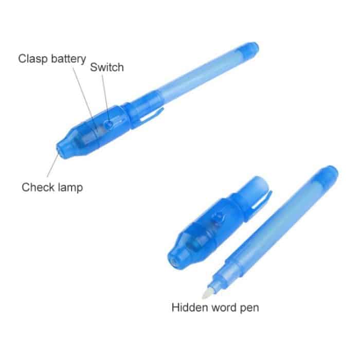 10 Stück kreative magische UV-Licht-unsichtbare Tintenstift-Markierungsstifte – Bild 2