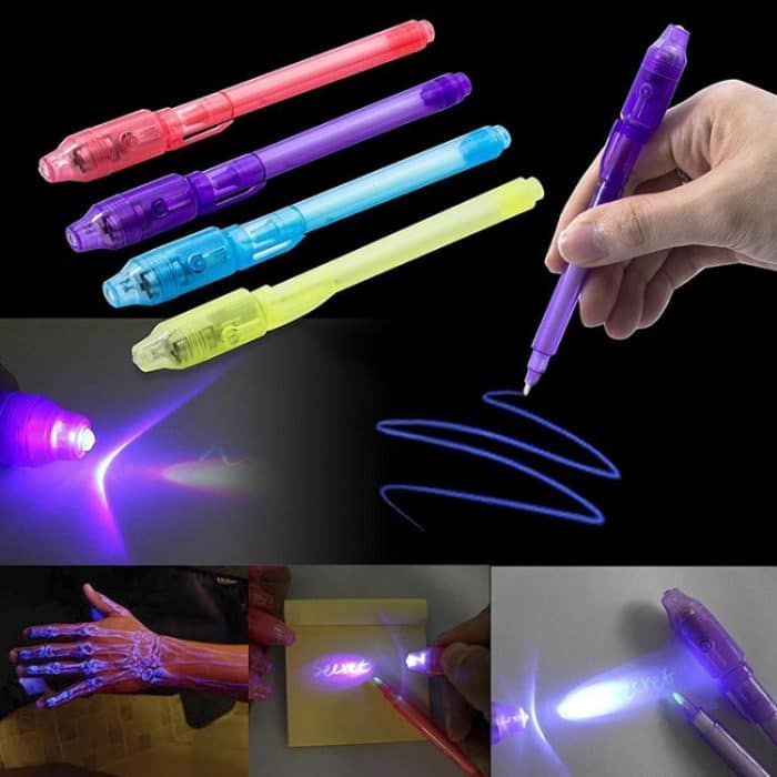 10 Stück kreative magische UV-Licht-unsichtbare Tintenstift-Markierungsstifte – Bild 8