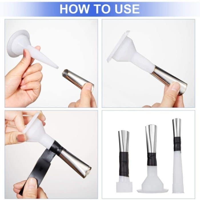 32 teile / satz Metallabschaber Düse Anwendungsanwendung Polieren Mütze Kratzen Schönheit Nähwerkzeuge – Bild 10