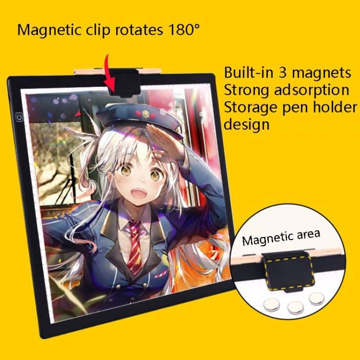 A3-D36 Magnetische absolute LED-Kopierstation Weiche Augenschutzkanalkalligraphiekopie der Malereiplatte – Bild 6