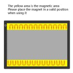 Kopierstation, Anime-Abflussstation, LED-Kopiertafel mit magnetischem Sauglicht, Zeichenplatte mit USB-Kabel, A4 3 Gear Dimming (Black), A4 Stepless Dimming (Black), A3 3 Gear Dimming (Black), A3 Stepless Dimming (Black) – Bild 5