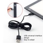 Kopierstation, Anime-Abflussstation, LED-Kopiertafel mit magnetischem Sauglicht, Zeichenplatte mit USB-Kabel, A4 3 Gear Dimming (Black), A4 Stepless Dimming (Black), A3 3 Gear Dimming (Black), A3 Stepless Dimming (Black) – Bild 6