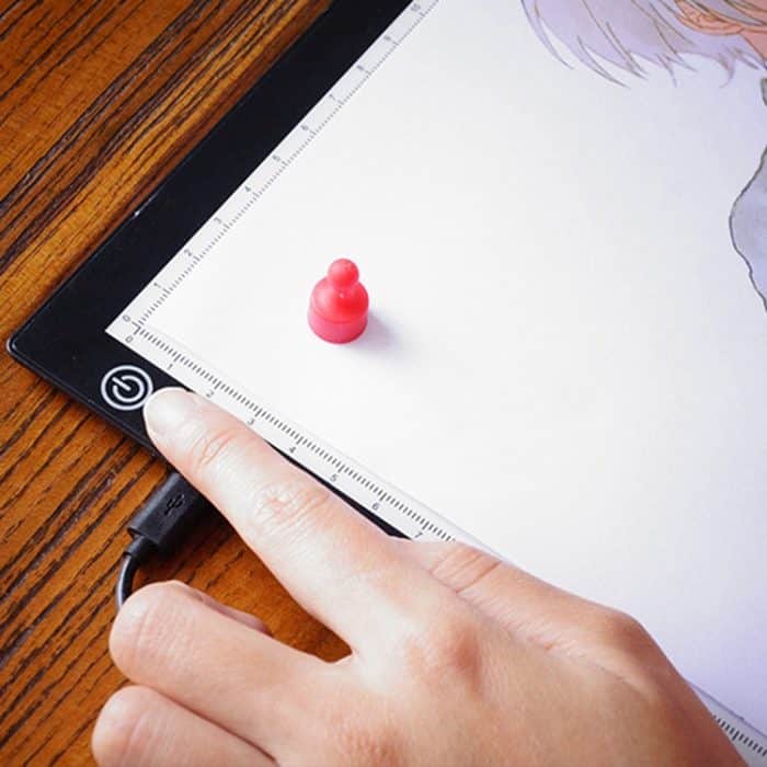 Kopierstation, Anime-Abflussstation, LED-Kopiertafel mit magnetischem Sauglicht, Zeichenplatte mit USB-Kabel, A4 3 Gear Dimming (Black), A4 Stepless Dimming (Black), A3 3 Gear Dimming (Black), A3 Stepless Dimming (Black) – Bild 8