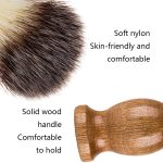 B3004 3 Teile/satz Männer Styling Werkzeuge Nylon Bart Pinsel Rack Schaum Schüssel – Bild 4