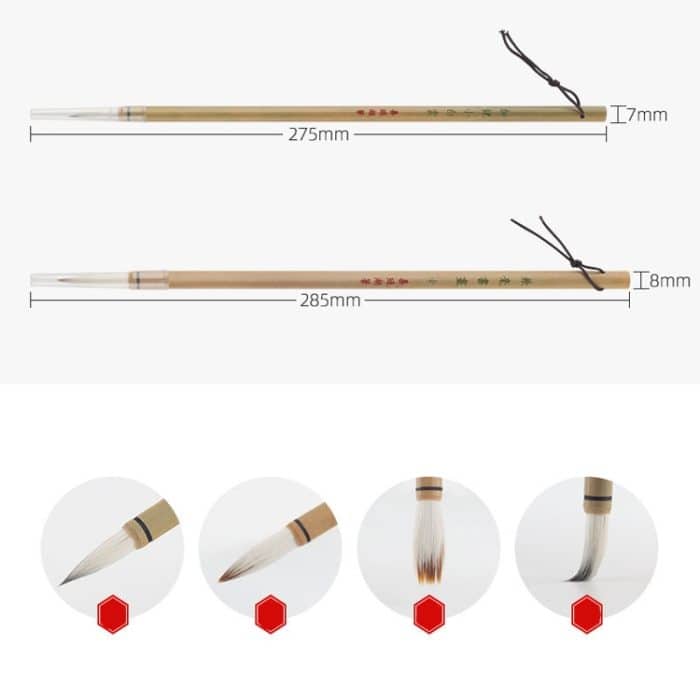 Schreibpinsel, Wasser-Kalligraphie-Übungsset, Wasser-Schreibbrett, wiederverwendbares Wasser-Schreibtuch, A4, A3 – Bild 7