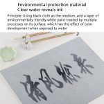 Schreibpinsel, Wasser-Kalligraphie-Übungsset, Wasser-Schreibbrett, wiederverwendbares Wasser-Schreibtuch, A4, A3 – Bild 8