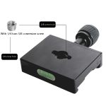 QR60 60mm Aluminiumlegierung Quick Release Plate Clamp Base – Bild 5