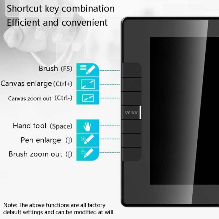 Veikk vk1200 digital screen hand zeichnungbildschirm elektronische malerei board – Bild 6