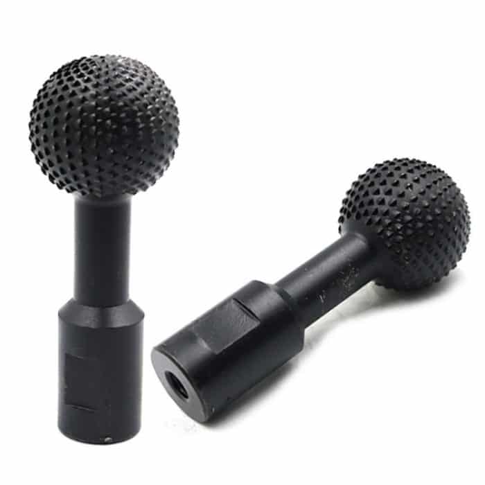 Sphärische Holzrille Schnitzmesser Drehfeile Schnitzschleifkopf Elektroschleifer Schleifkopf, 10mm, 14mm – Bild 2