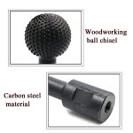 Sphärische Holzrille Schnitzmesser Drehfeile Schnitzschleifkopf Elektroschleifer Schleifkopf, 10mm, 14mm – Bild 4