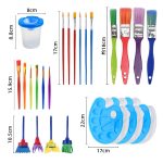 39 in 1 Malerei DIY Graffiti Malerei Kunstbedarf für Kinder – Bild 2