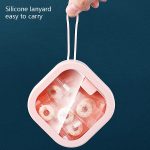 2 Stück tragbare Desktop-Aufbewahrungsbox, multifunktionale Finishing-Push-Box, Port Sundrome Kunststoff-Aufbewahrungsbox, Square White, Square Pink – Bild 6